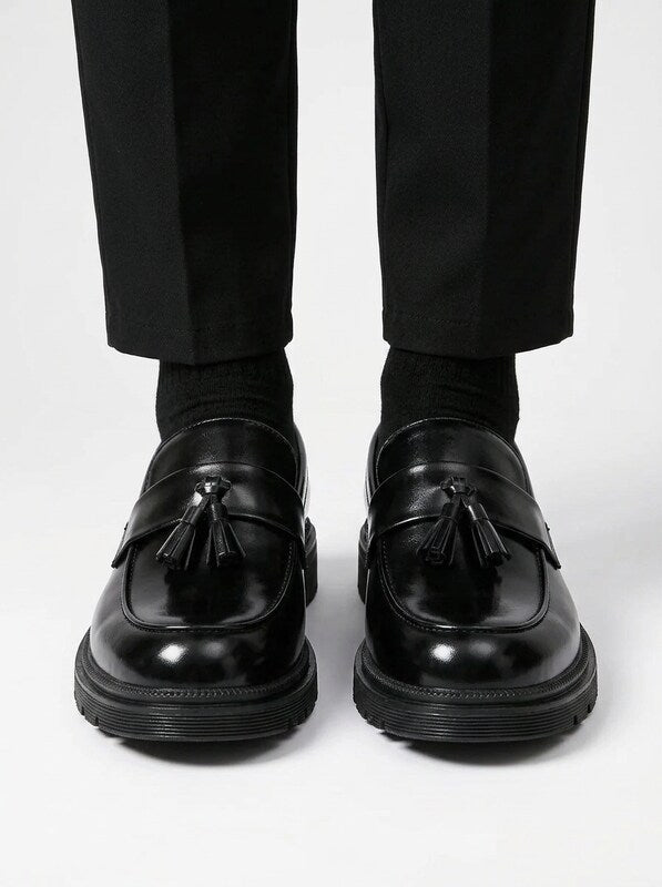Men’s Tassel Thick Sole Dress Loafers