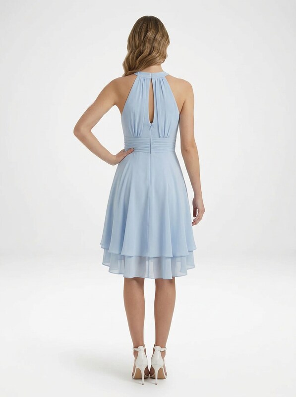 Women’s Halter Cocktail Party Midi Dress