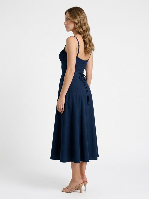 Cocktail Midi Waist Dress