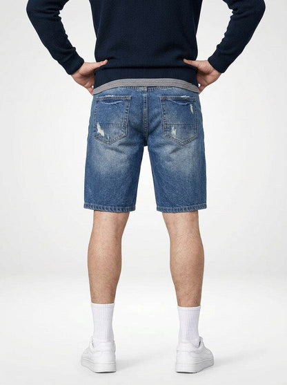 Men’s Baggy Street Denim Jeans Shorts Distressed