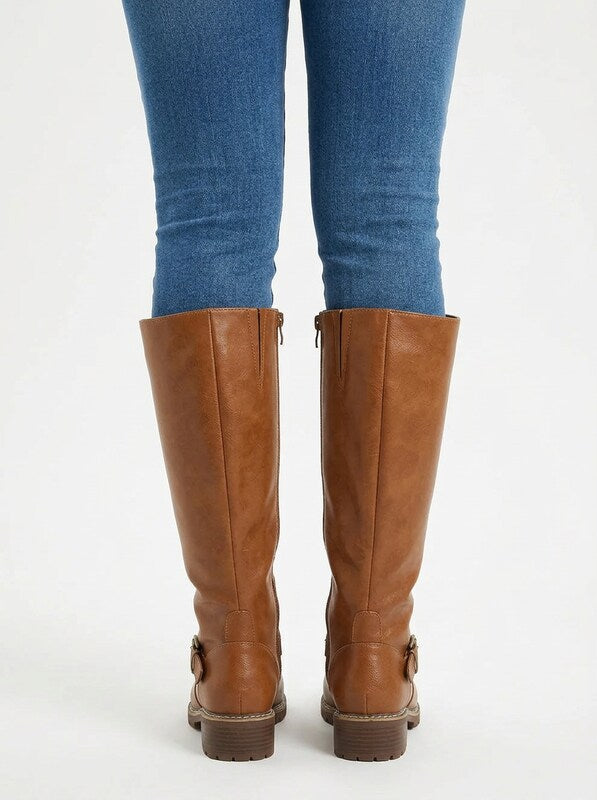 Women’s Comfortable Leather Knee High Boots