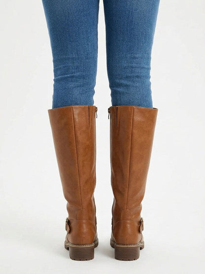 Women’s Comfortable Leather Knee High Boots