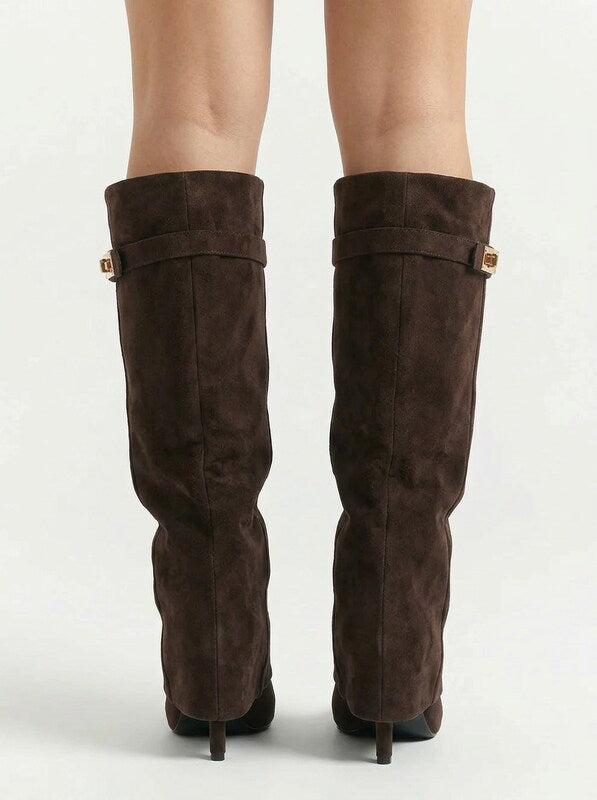 Women’s Knee High Buckle Boots