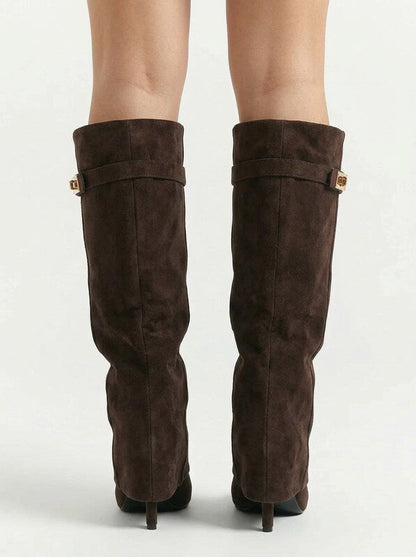 Women’s Knee High Buckle Boots