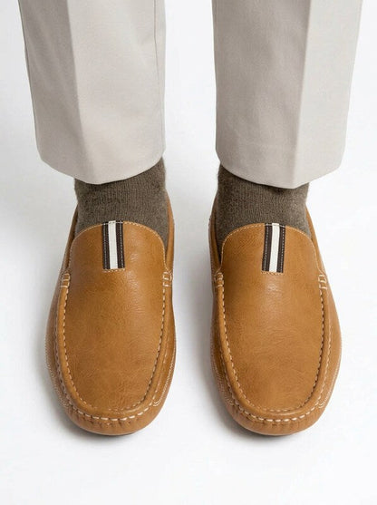 Men’s Moccasin Toe Penny Loafers Slip On