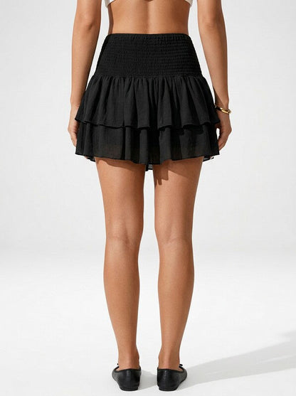 Flowy Tiered Mini Skirt