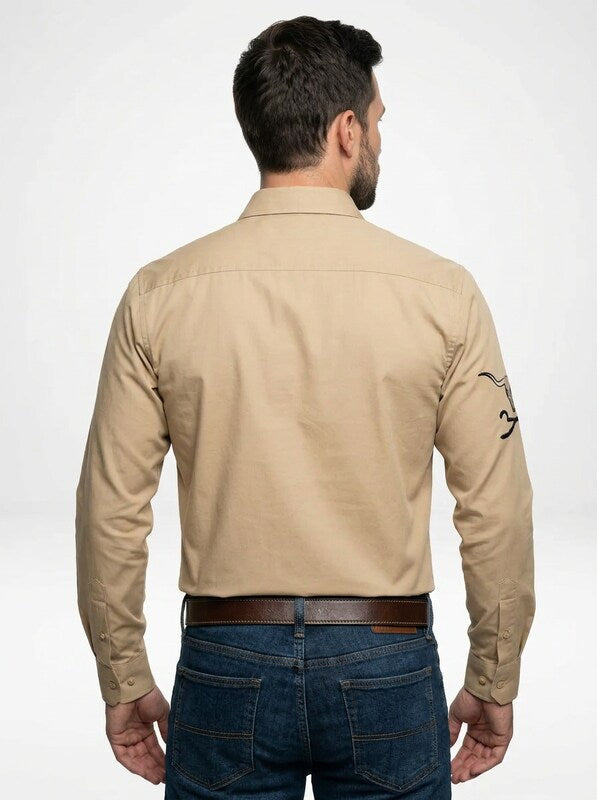Men’s Western Inspired Long Sleeve Cowboy Shirt
