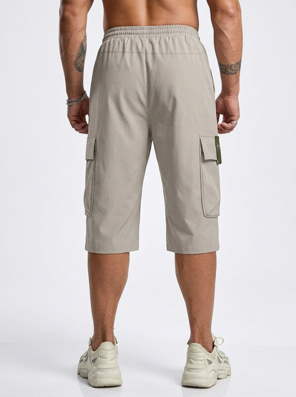 Men’s Cargo Pants with Drawstring Waist