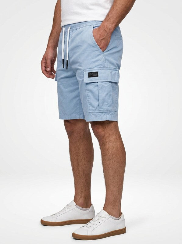 Men’s Loose Fit Drawstring Cargo Shorts