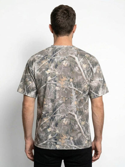 Men’s Camouflage Print Loose Fit Short Sleeve T Shirt