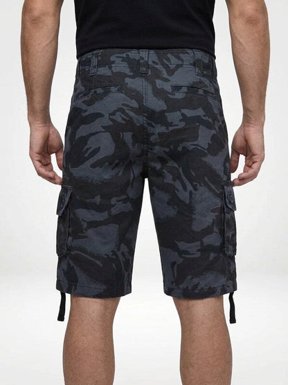 Men’s Loose Straight Leg Camouflage Cargo Shorts