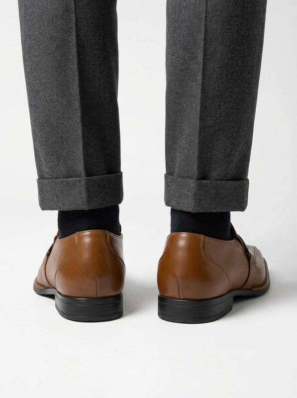 Men’s Square Toe Dress Loafers Slip On