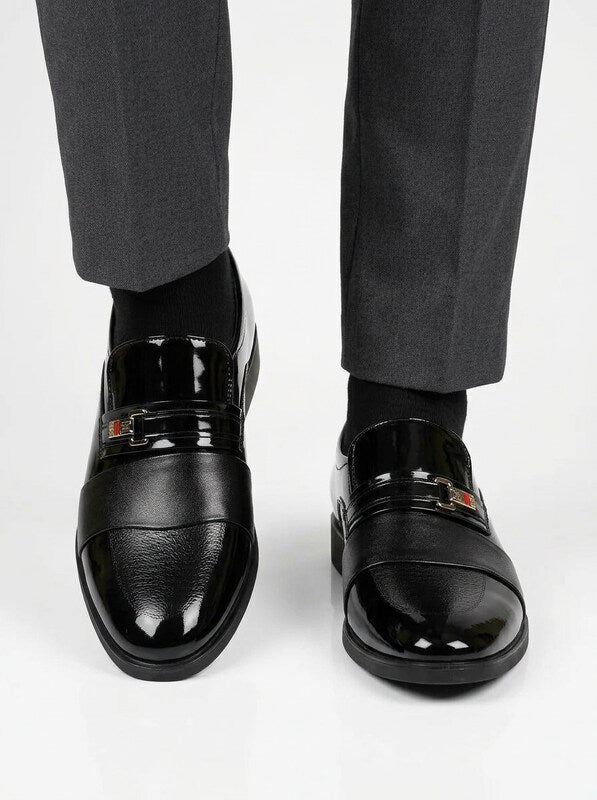 Men’s Metal Detail Slip On Dress Shoes