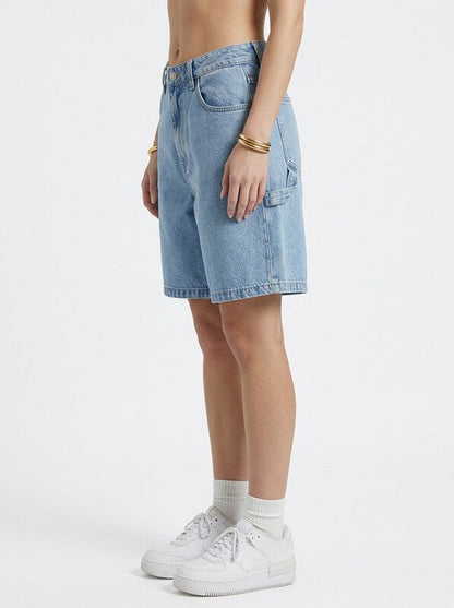 Women’s Denim Jeans Shorts with Relaxed Fit