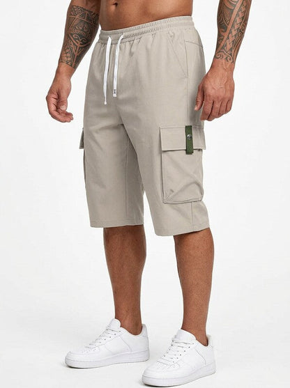 Men’s Cargo Pants with Drawstring Waist
