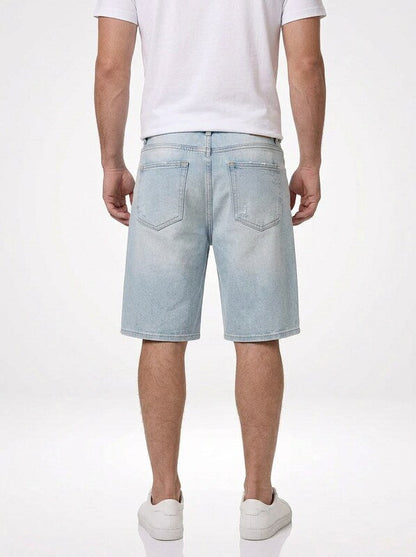 Men’s Vintage Street Denim Jeans Shorts Loose Fit