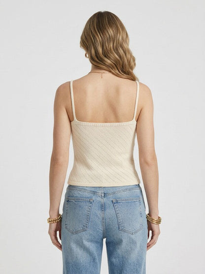 Women's Sequin Knot Spaghetti Strap Camisole Top