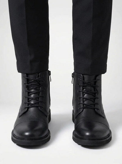 Men’s Chukka Boots Side Zipper Lace Up