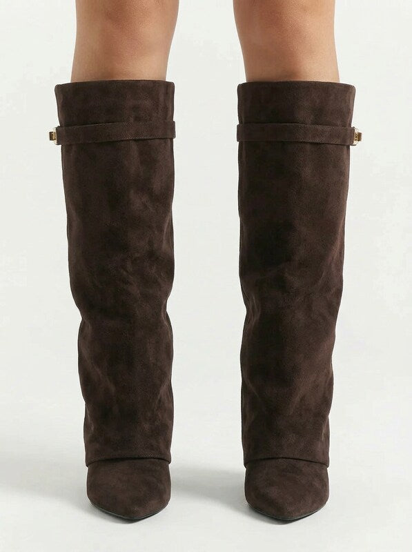 Women’s Knee High Buckle Boots