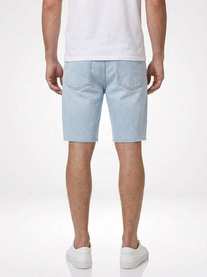 Men’s Distressed Loose Fit Denim Jeans Shorts Casual Streetwear