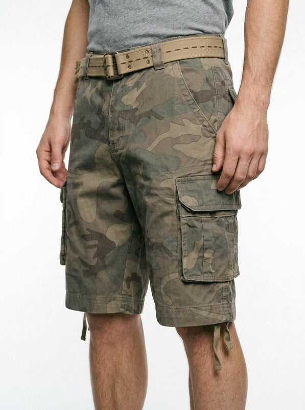 Men’s Six Pocket Cotton Cargo Shorts