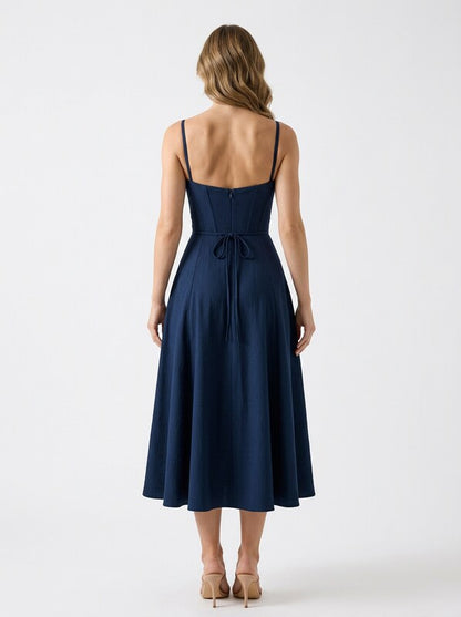 Cocktail Midi Waist Dress
