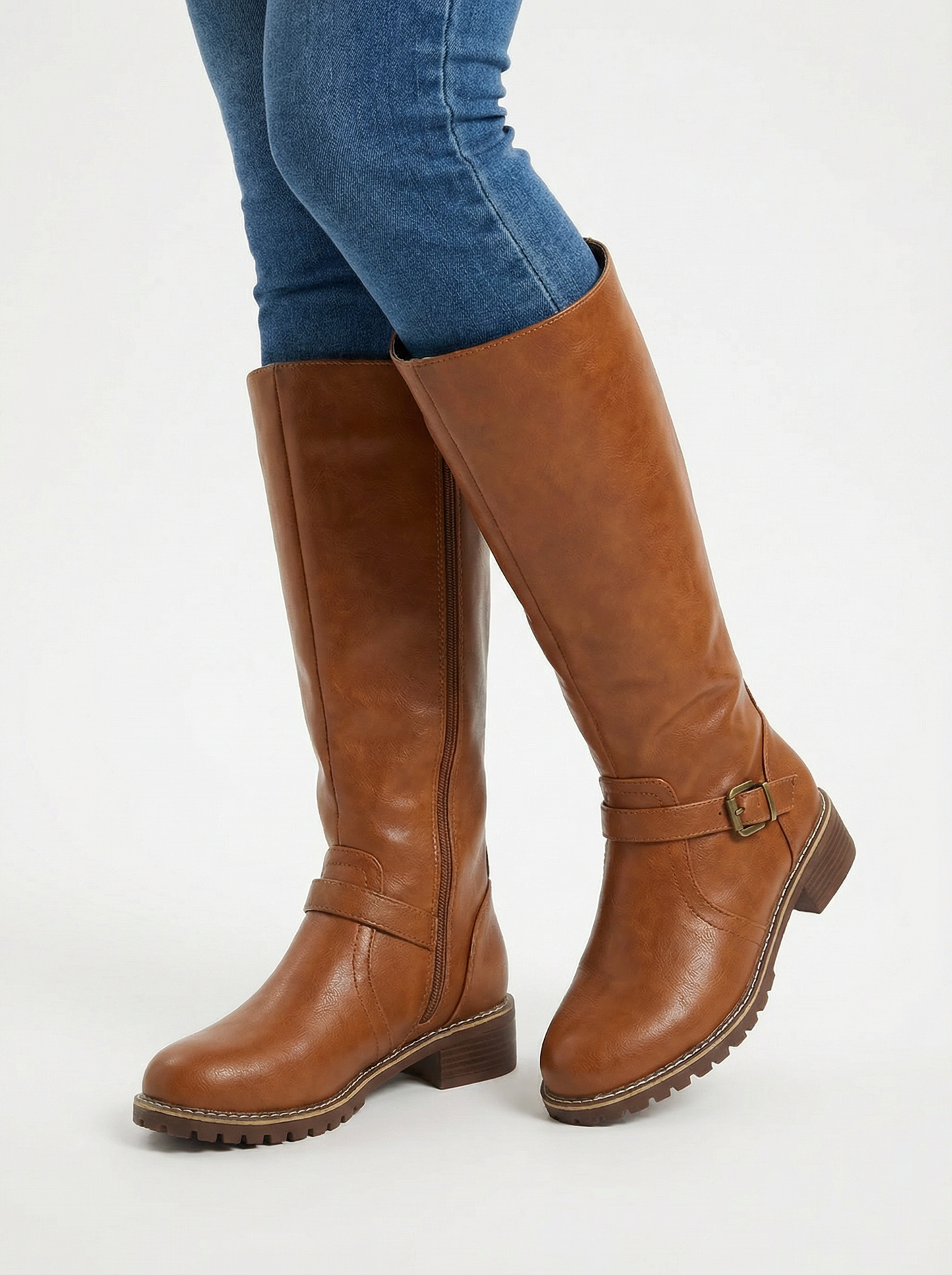 Women’s Comfortable Leather Knee High Boots