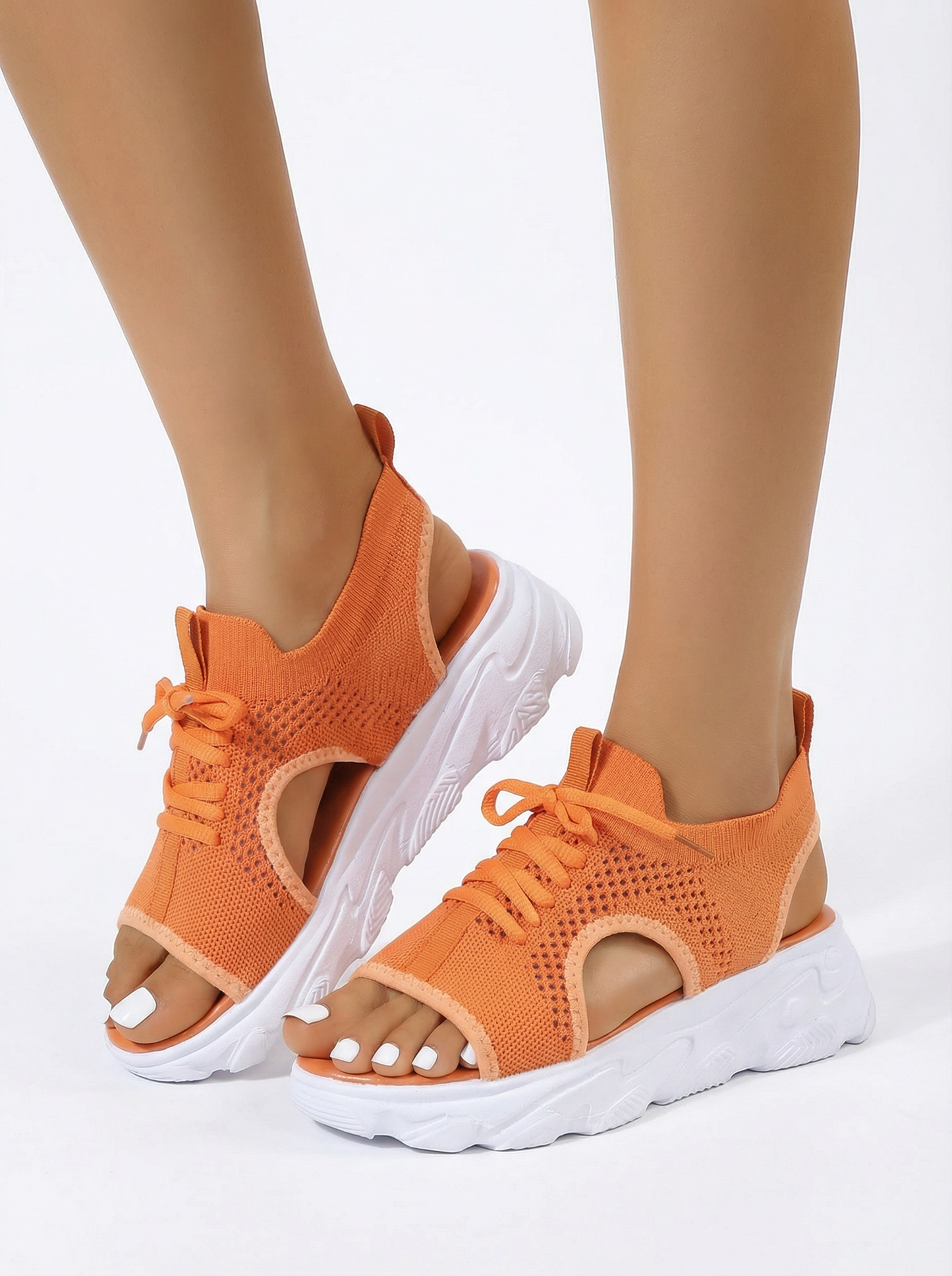 Women’s Sporty Lace Up Platform Sandals
