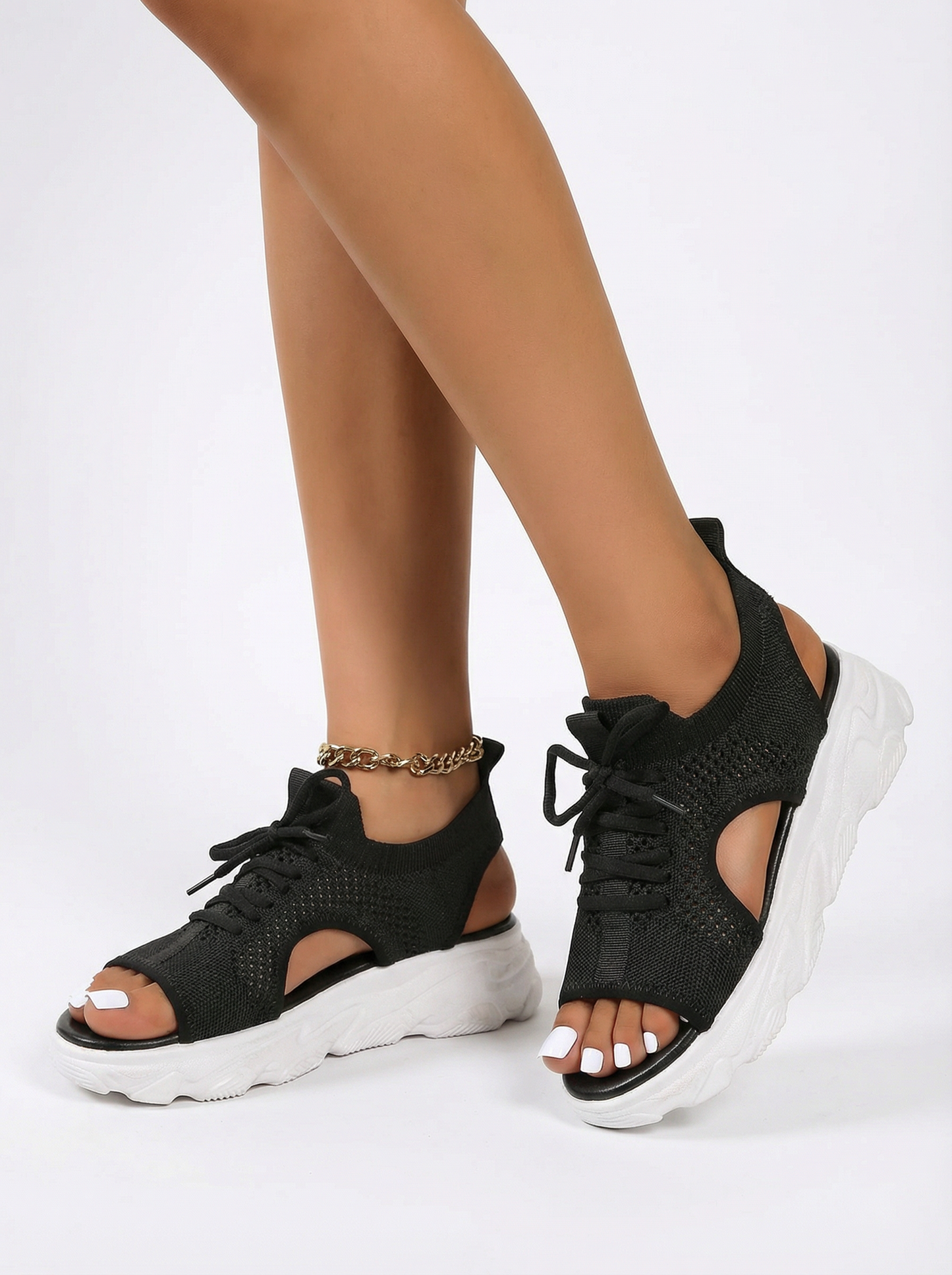 Women’s Sporty Lace Up Platform Sandals